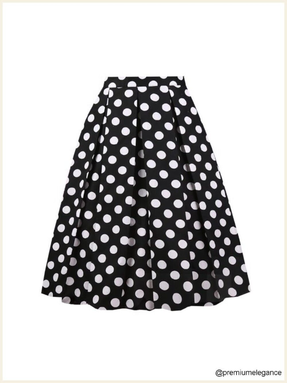 Vintage 50s Poodle Skirt Women's Halloween Costume High Waist Swing Pleated